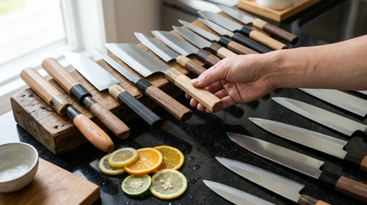 包丁の柄の種類を知って最適なものを選ぼう