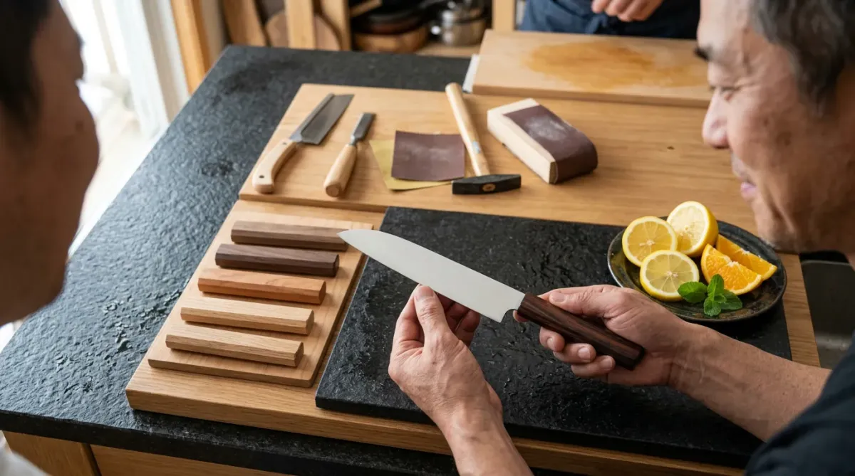 木屋の包丁の柄の交換サービス