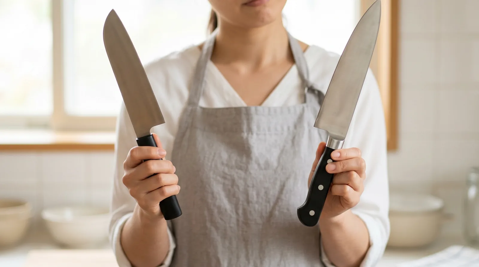 シェフナイフと三徳包丁のどちらを選ぶかを用途別に判断する