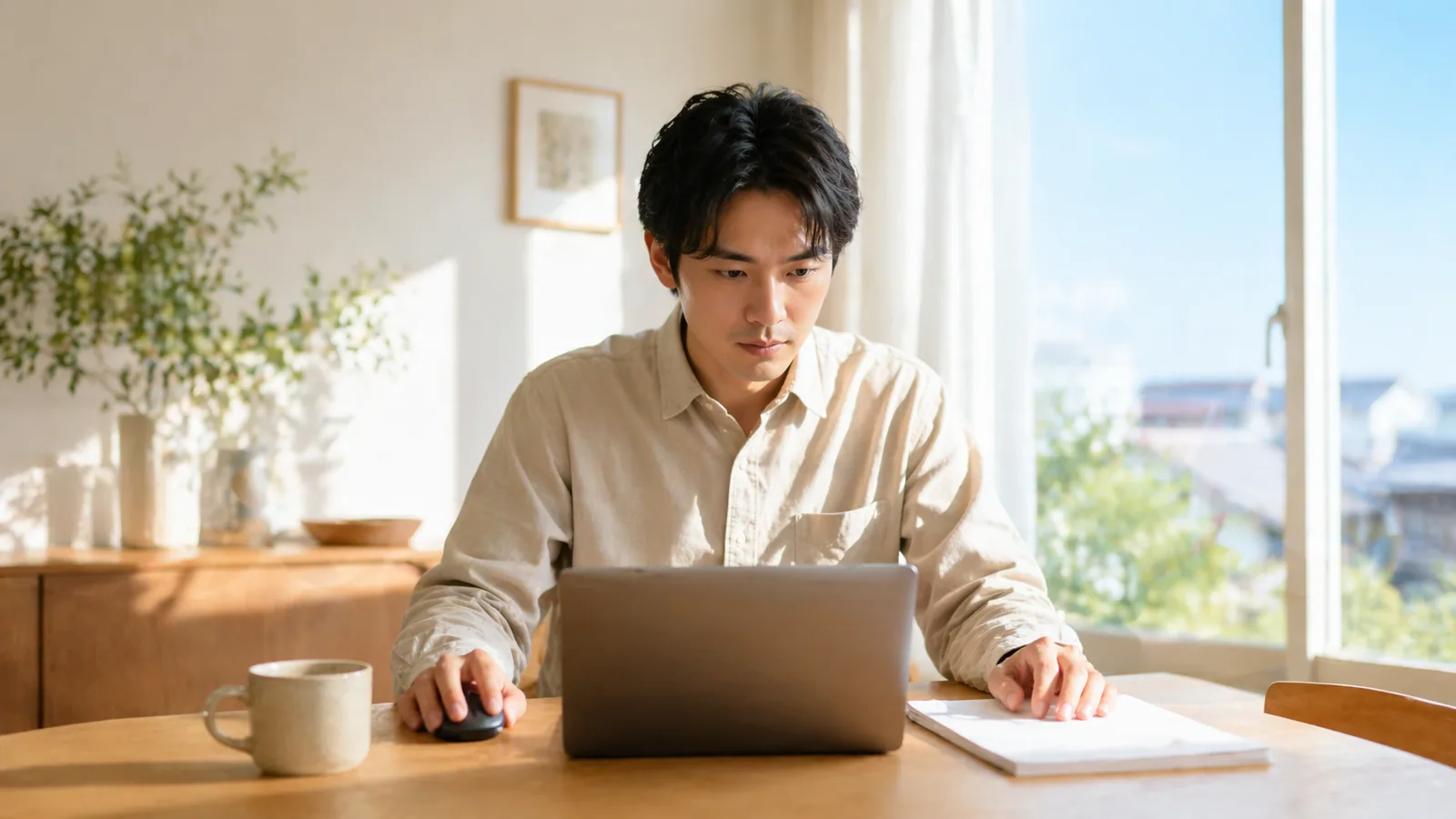 母の日3日前に名入れ包丁を駆け込み発注するイメージ