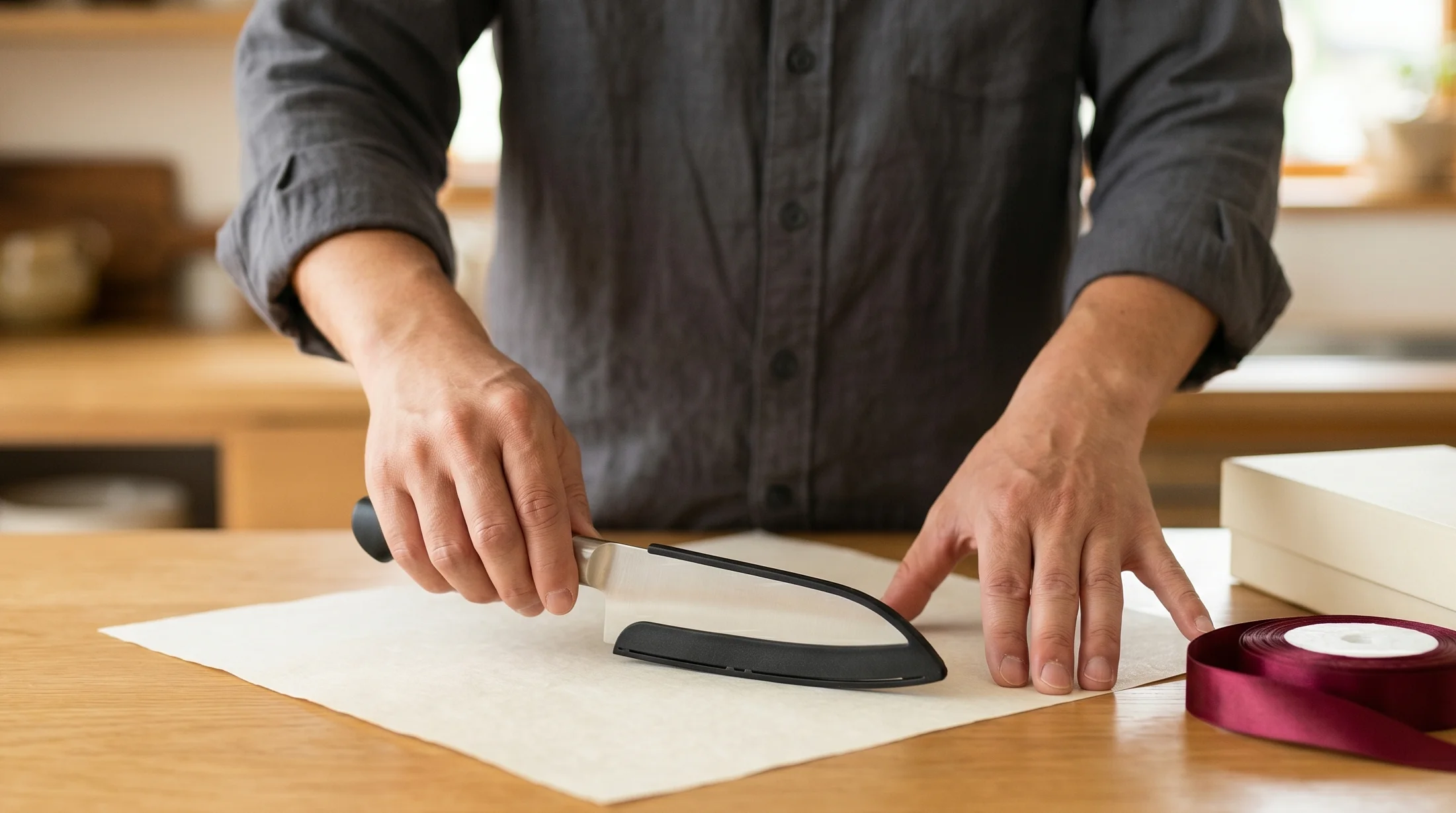 母の日に料理好きな母へ贈る包丁のイメージ