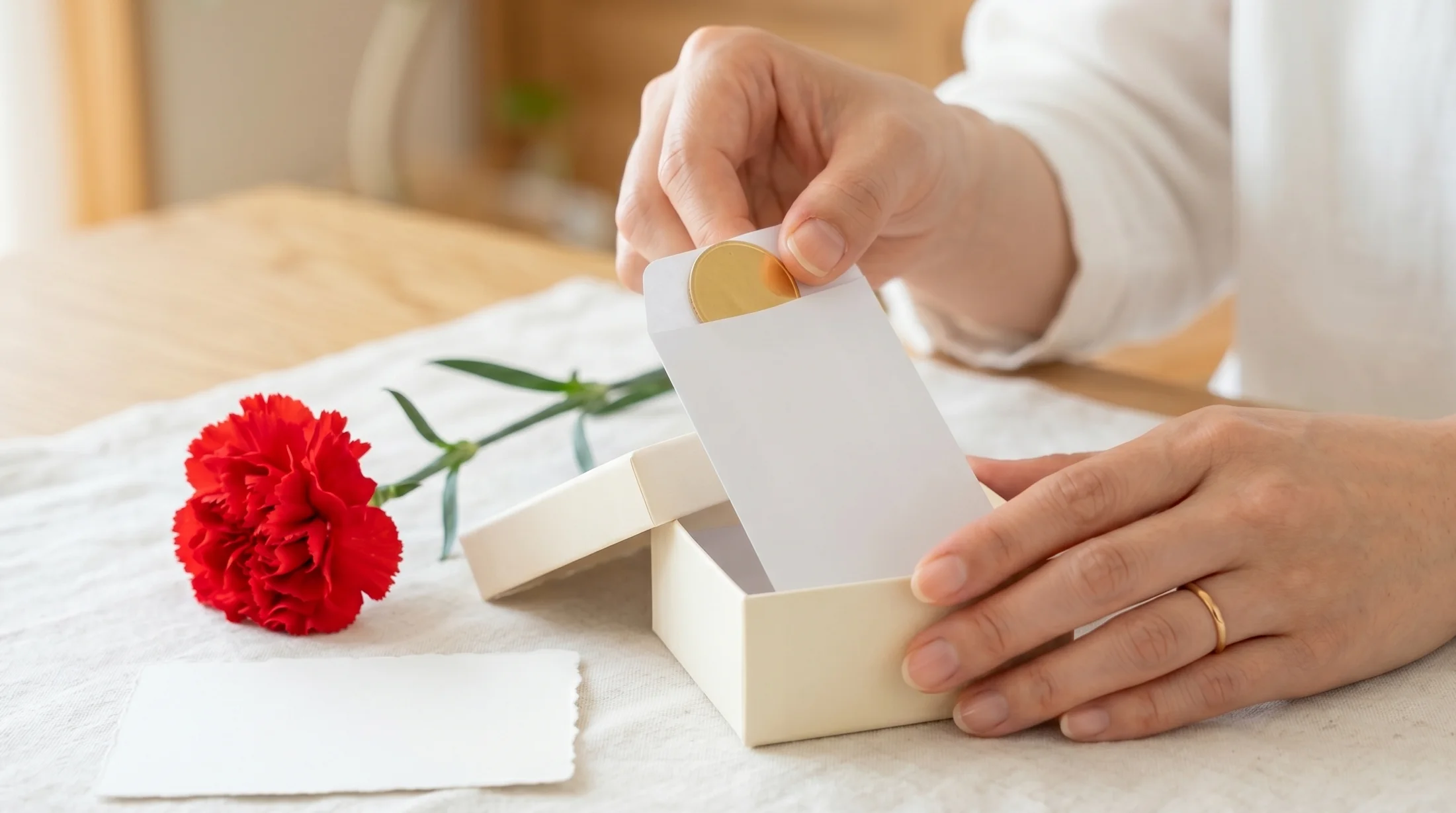 母の日の包丁ギフトの価格帯を示すイメージ