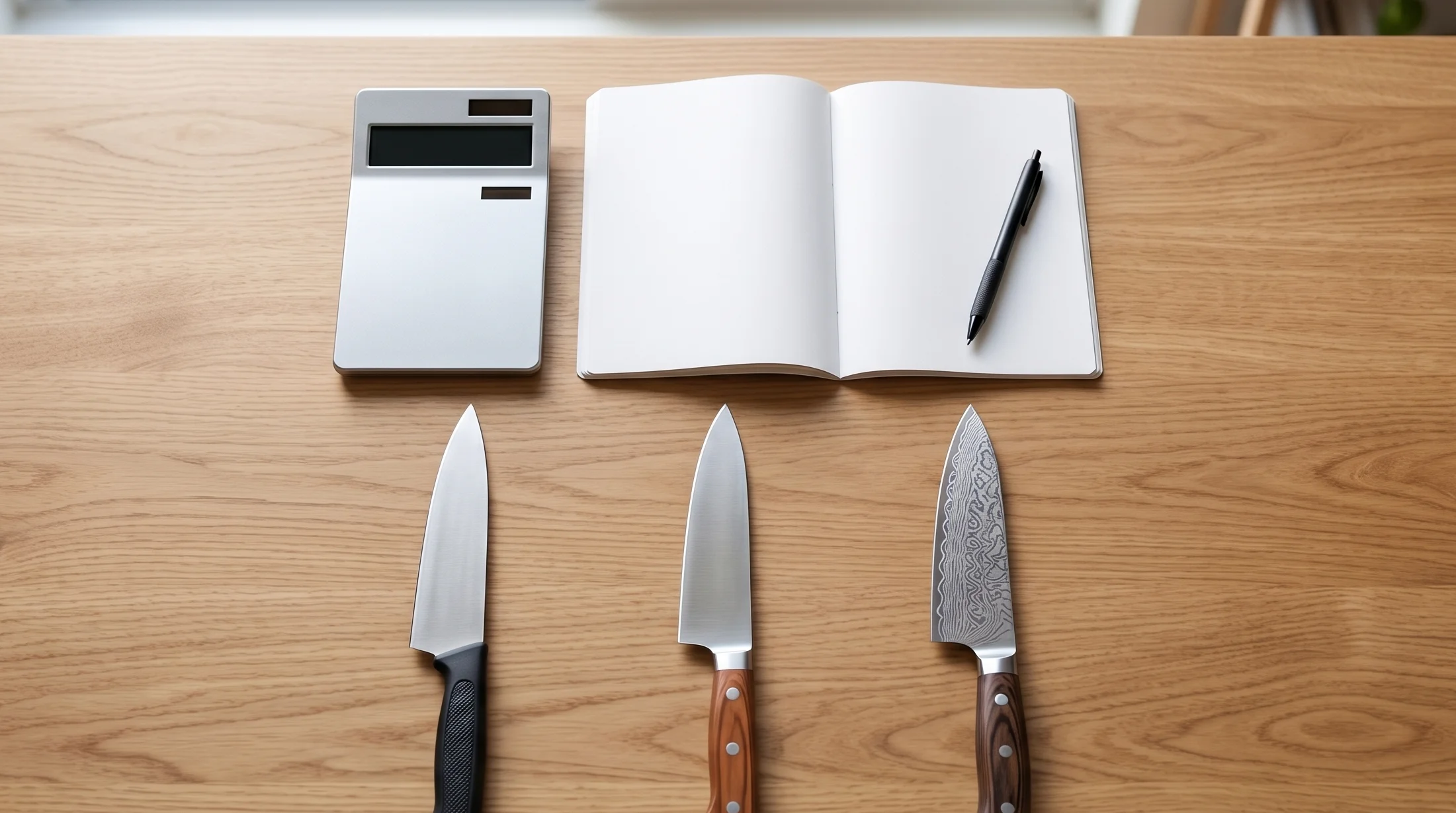 長期コスパで包丁の価格帯を比較する計算イメージ