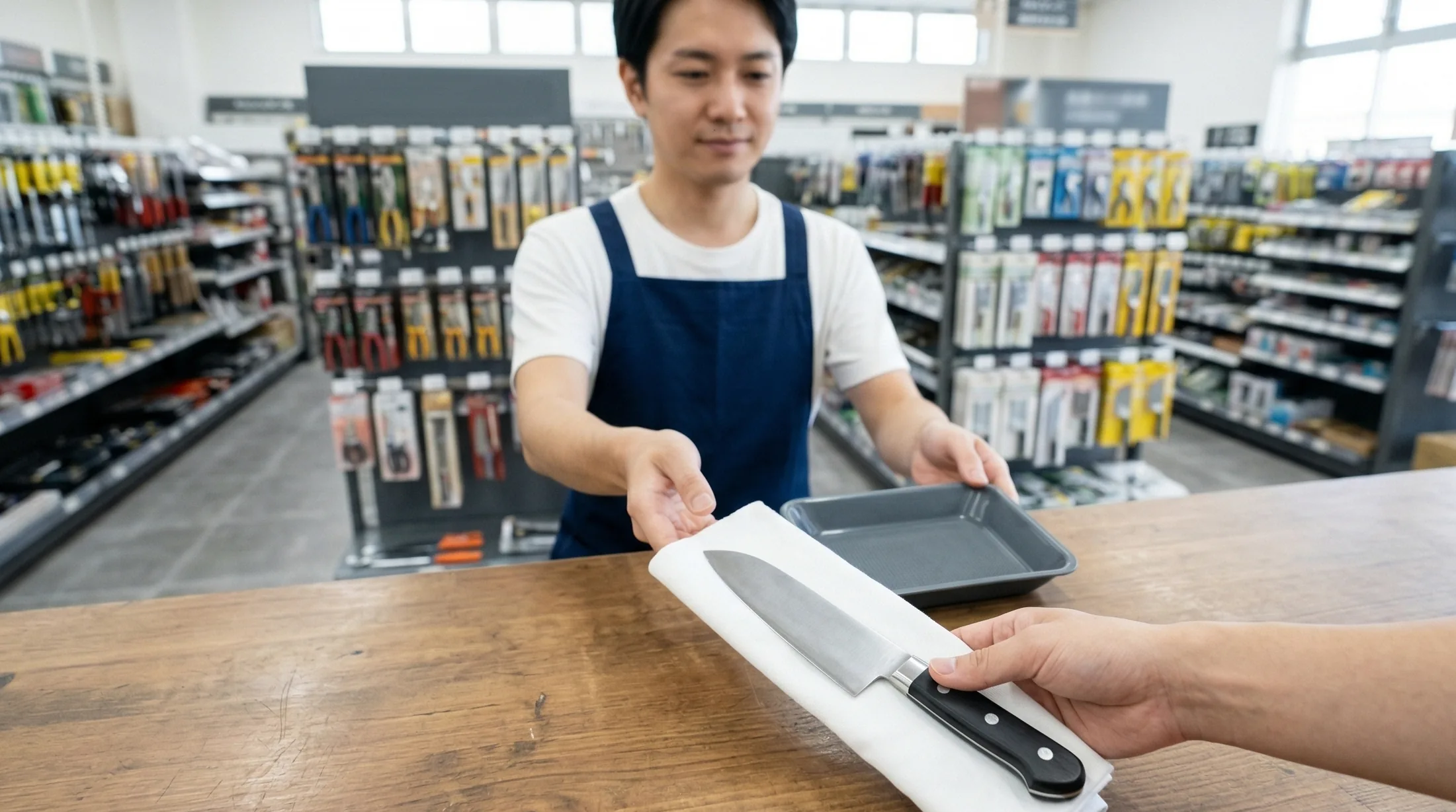 ジョイフル本田の包丁研ぎサービスの内容と特徴