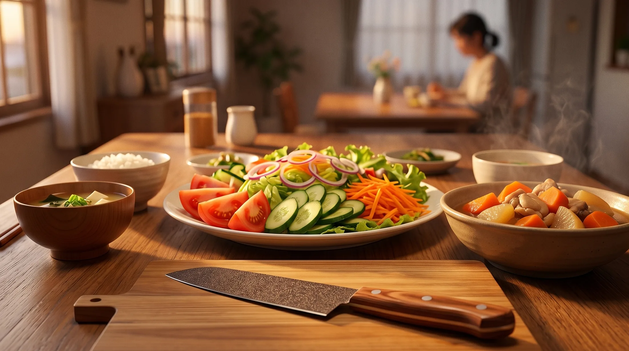 通販サイトで包丁を比較検討するイメージ