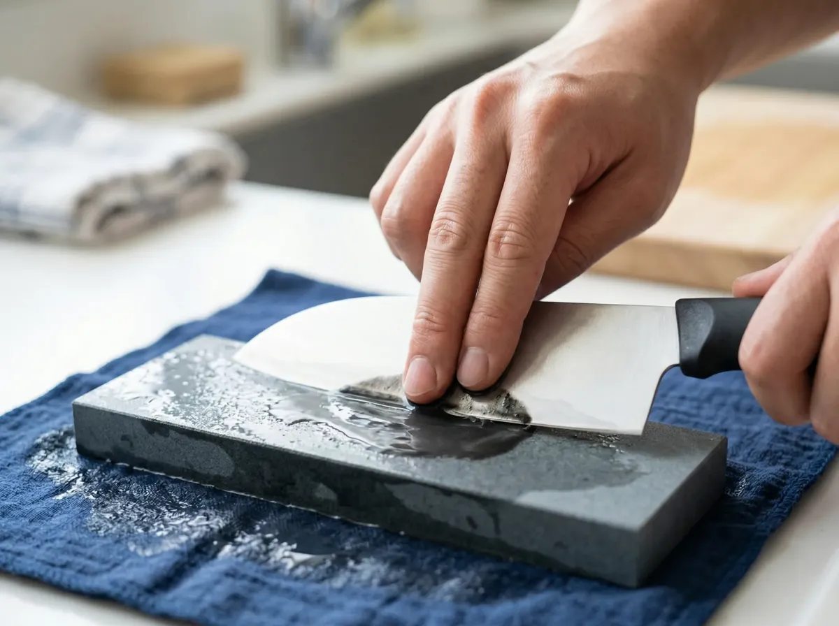 一般的なステンレス包丁の研ぎ方のコツ