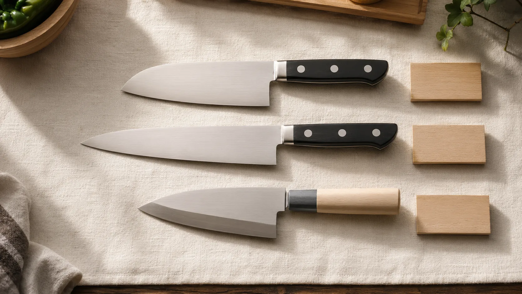 父の日 包丁 50代 料理スタイル別の三徳と牛刀の比較