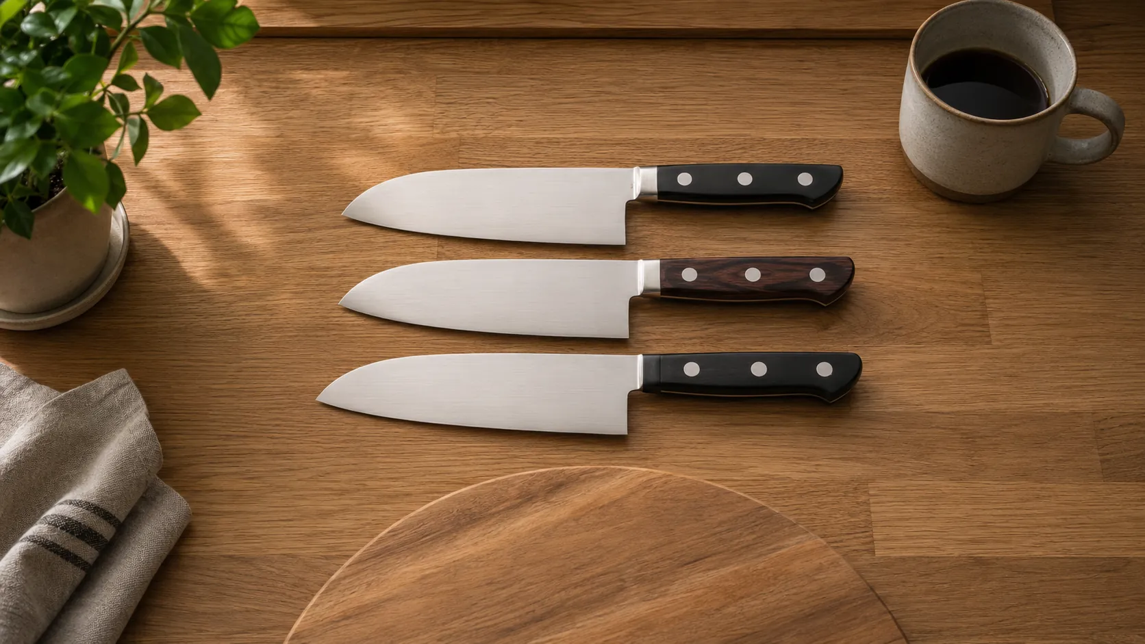 父の日 包丁 50代におすすめの三徳3本の比較・藤次郎F-503・関孫六10000CL・関孫六 茜